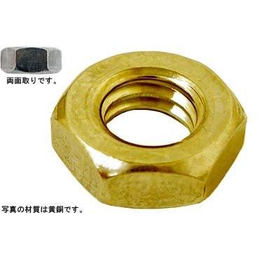 六角ナット（３種（ＥＣＯ−ＢＳ M18 黄銅 ニッケル