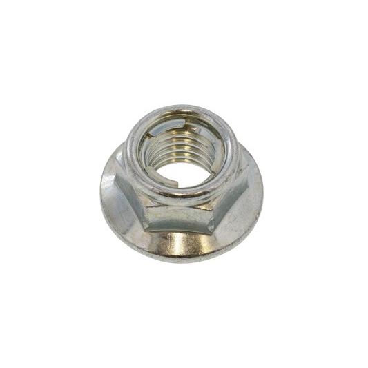 Ｅ−ＬＯＣＫナット（小形フランジ　M8(P=1.25　鉄　三価ホワイト　【500本】 【メートルハブナットソケット】
