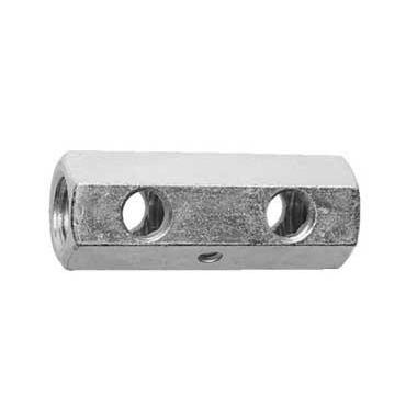 高ナット（横穴付 ステンレス 生地 3/8X14X40 【パック商品 1本入