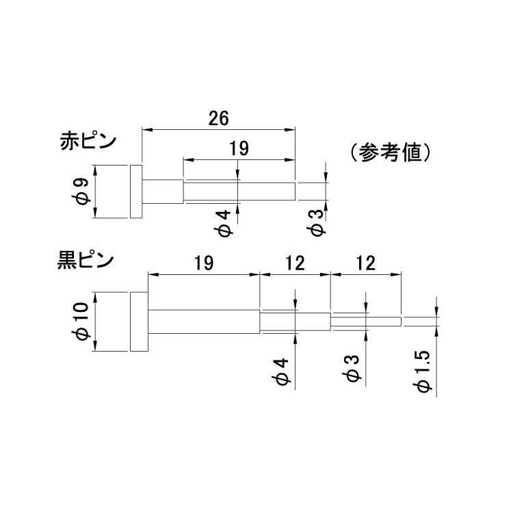 トグラー用ピン（赤 TK(赤ピン) 【1000本】 : ネジクル - 通販 - Yahoo