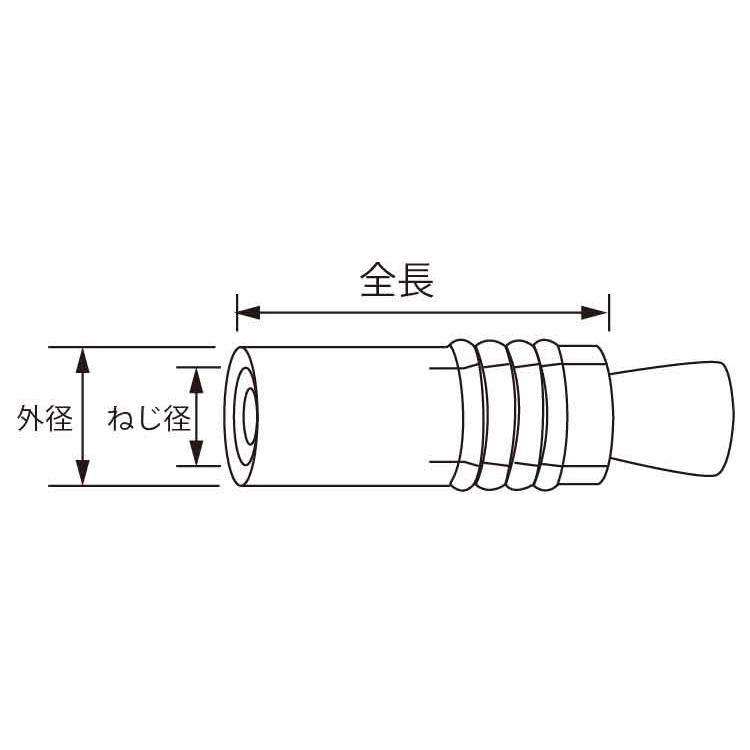 ル−ティカットアンカ−（ＣＡ・ＣＡＳ　10CAS(M10　ステンレス　生地