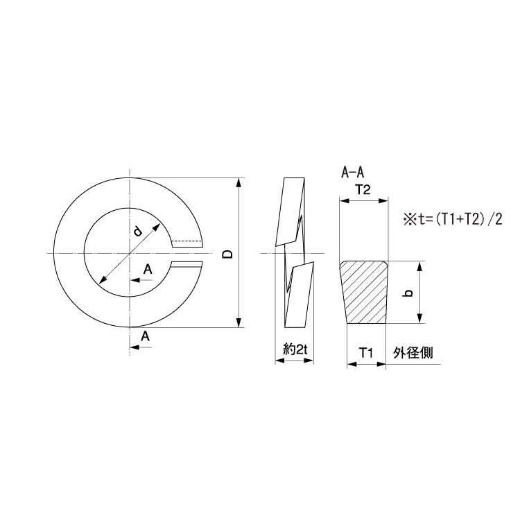M33 鉄 【バラ売り】 三価ホワイト 【50本】