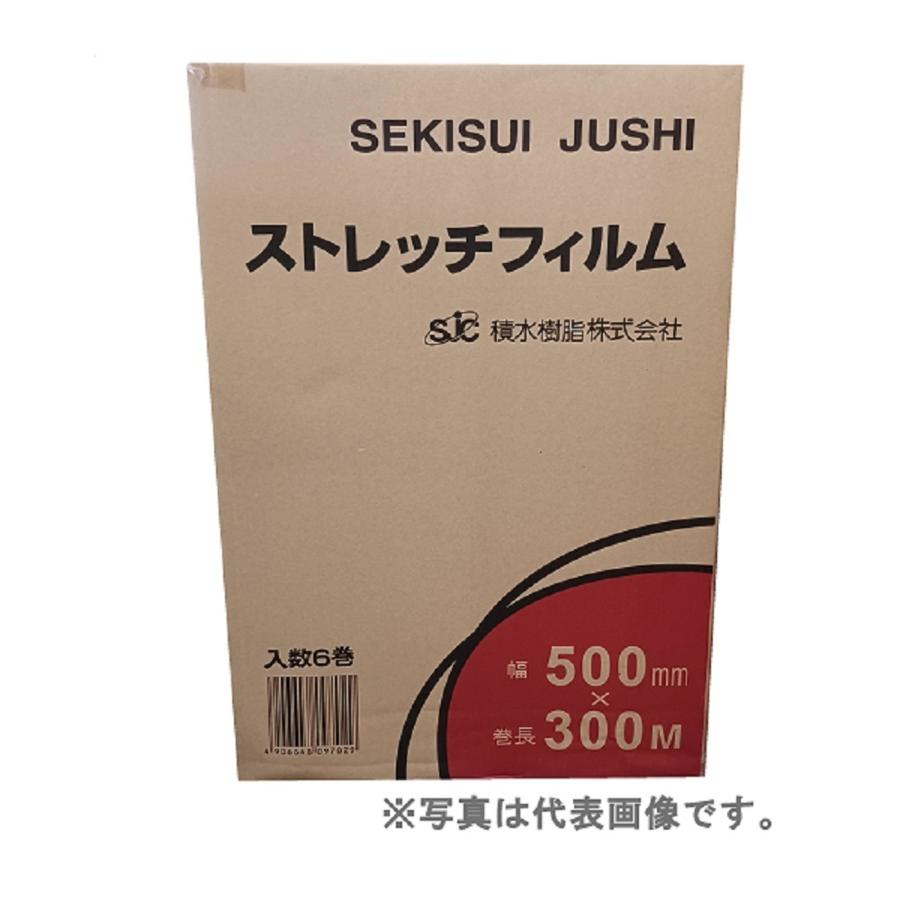 ストレッチフィルム 18μ 幅500mm×長さ300m 1箱(6巻入)｜nejinara