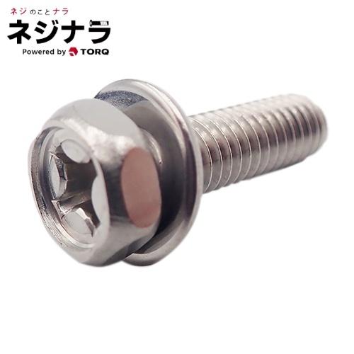 ネジナラ 六角アプセットセムス(+)P=1 ステンレス M6×15 お徳用パック 