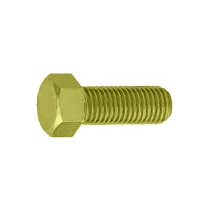 黄銅 六角ボルト(全ねじ) M16x80 生地