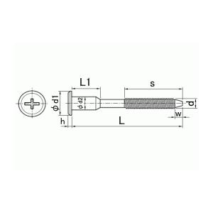 鉄 JCB-A(プラマイ) M6x40 ニッケル 【200個入】｜nejinejikun｜02