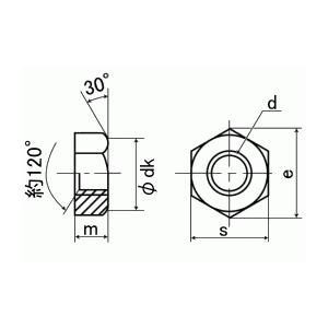 ステンレス　六角ナット(1種細目P3.0)　M48