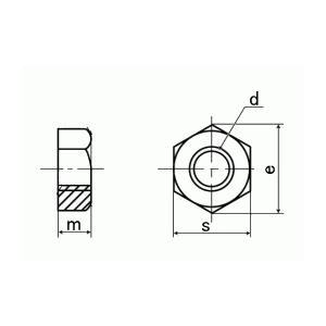 チタン　六角ナット(1種)　M12