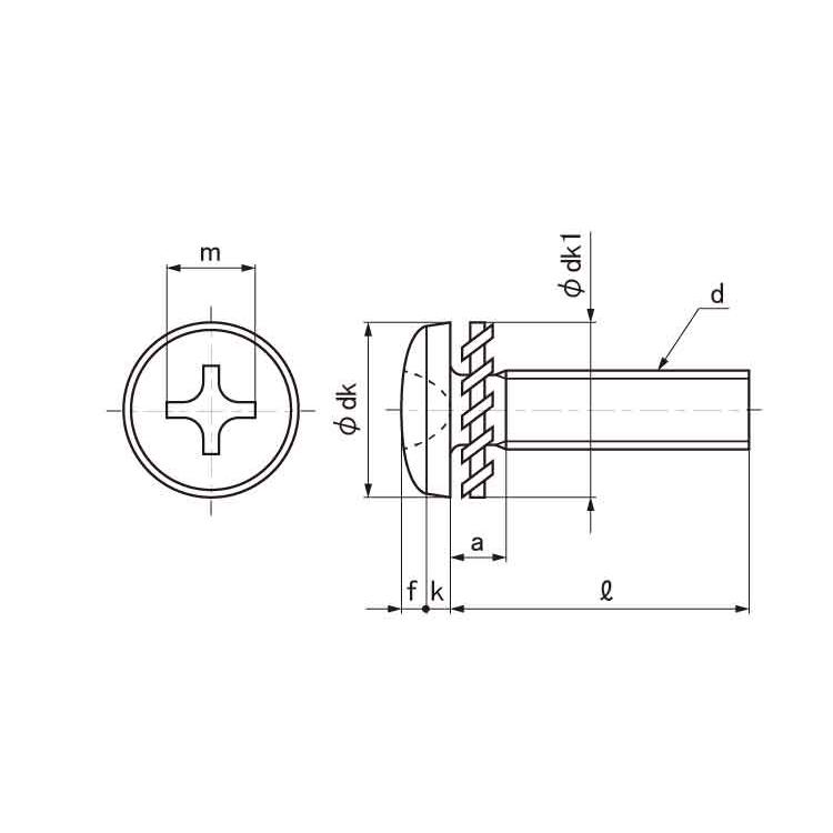 （＋）バインドＬＯ＝２(　)バインドLO=2　X　12　標準(または鉄)　クローム