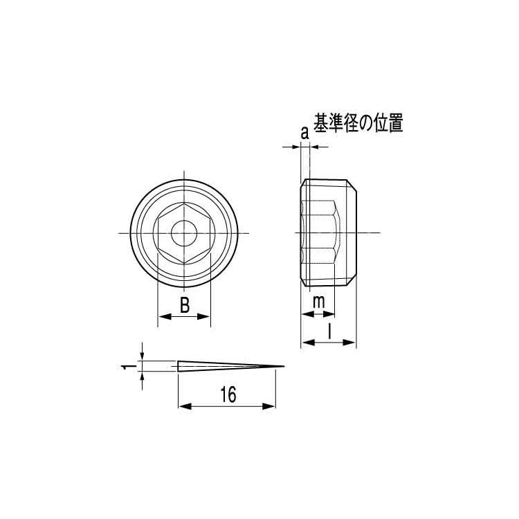 プラグ（沈み（左ねじ（切削SUSフラク(シズミ(ヒダリ　PT　ステンレス(303、304、XM7等)　生地(または標準)