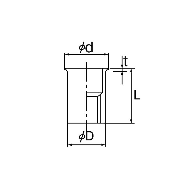 エビナット（アルミＳＦ）エビナット(アルミSF)　NAK525M　標準(または鉄)　生地(または標準)