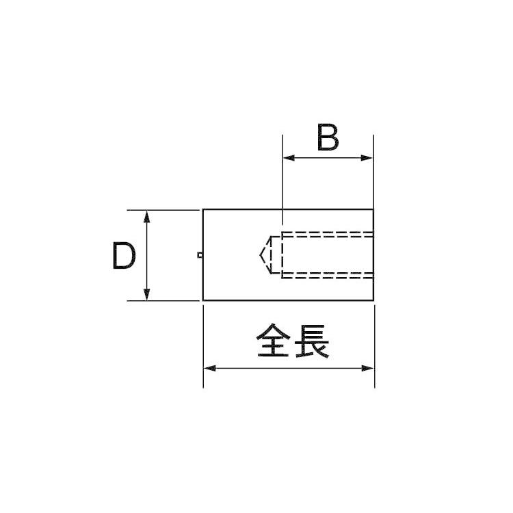 めねじスタッドＭＳ（ＴＰ８アジアメネジスタッドMS(アジア　8-6-M4TP　標準(または鉄)　生地(または標準)