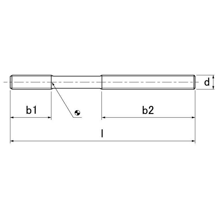 スタッドボルト（ロングＮ・Ｔ溝用【1個】スタッドBTロングM6-80 23040-0564 標準(または鉄)/生地(または標準)｜nejinetshop｜03