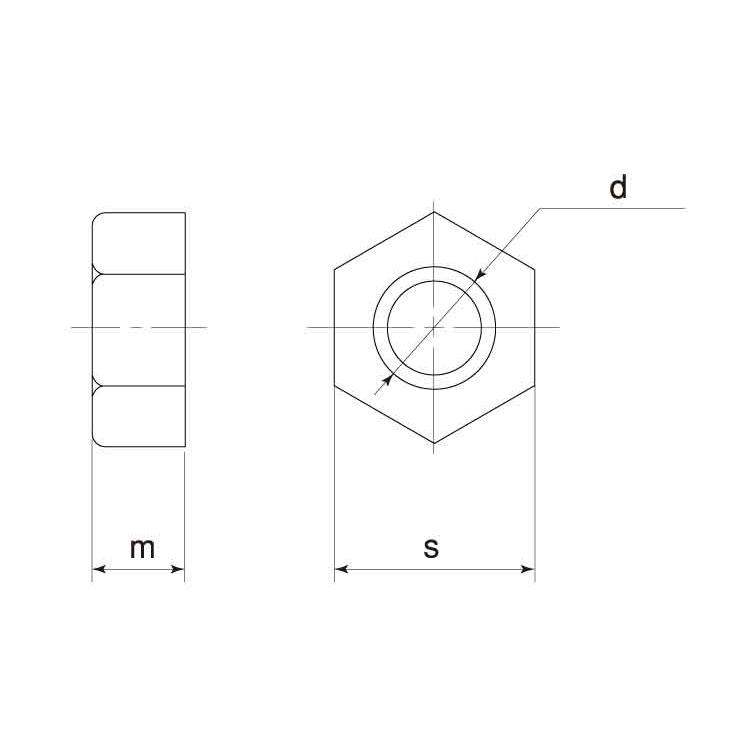 ＰＰＳ 六角ナット【100個】PPS 6カクナット M8(13X6.5 標準(または鉄