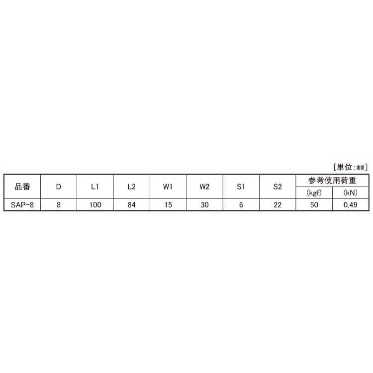 Ｓカン（ＳＡＰSカン(SAP　SAP-8　ステンレス(303、304、XM7等)　生地(または標準)