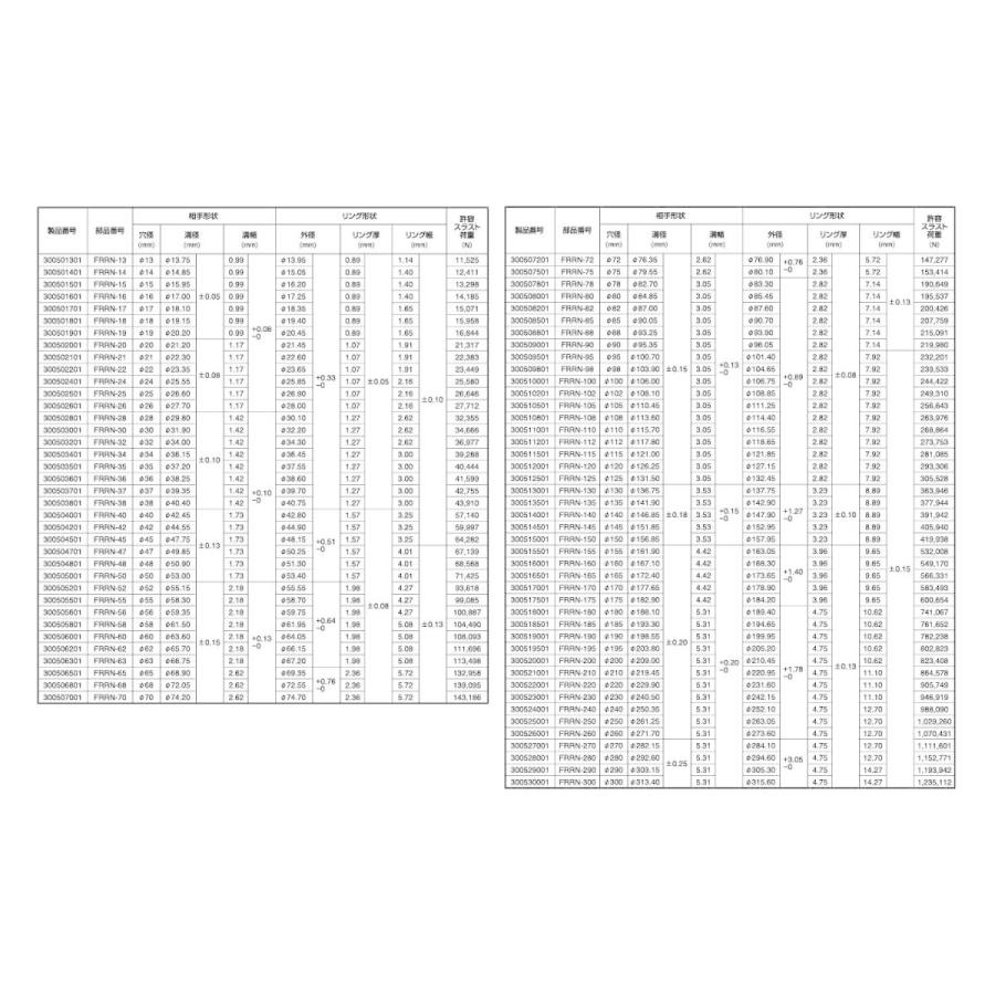 スパイラルリテイニング(FRRN【100個】スパイラルリテ スパイラルリテイニング(FRRN【100個】スパイラルリテ