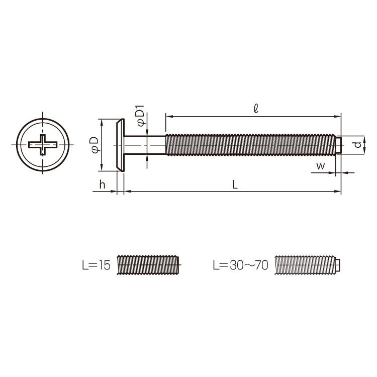 ＪＣＢ−Ｂ　（＋−）　ムラコシ製【7個】JCB-B(+-)D=16  6 X 50 標準(または鉄)/ＧＢ(茶ブロンズ)｜nejinetshop｜03