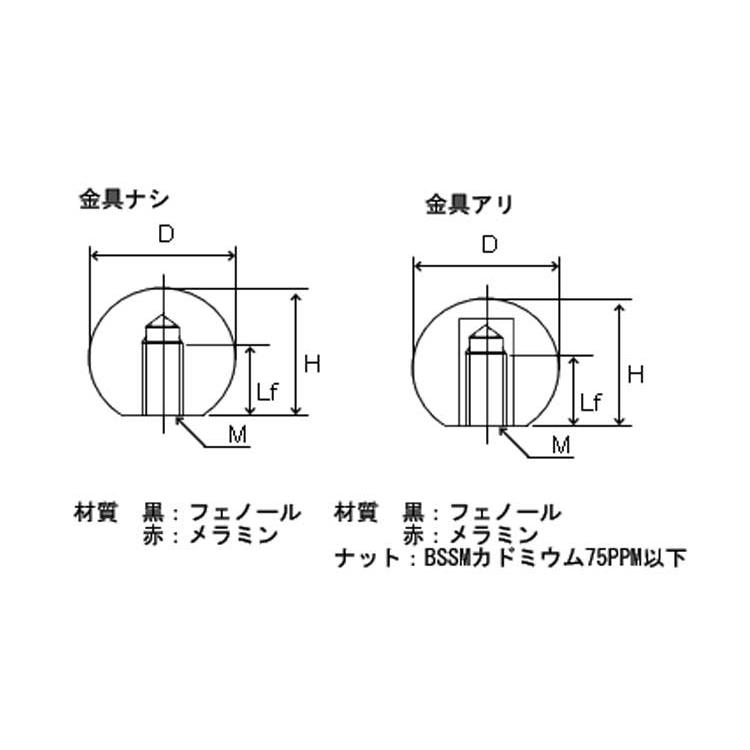 ニギリ玉（金具無・赤）【1個】ニギリダマカナグナシアカ  M8(25マル 標準(または鉄)/生地(または標準)｜nejinetshop｜03