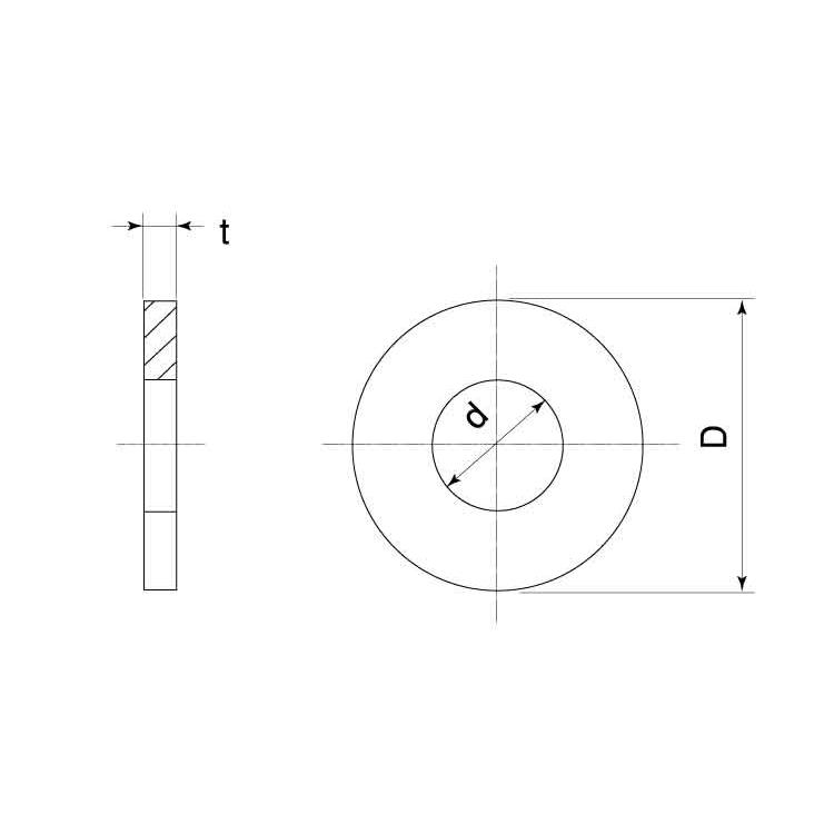 ファイバー　ワッシャー（白【123個】ファイバーW(シロ  2.6X5X0.5 標準(または鉄)/生地(または標準)｜nejinetshop｜03