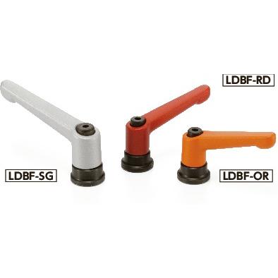 パワークランプレバー（めねじ） LDBF8BK 【1個】LDBF- 8-BK 鍋屋バイテック(NBK)
