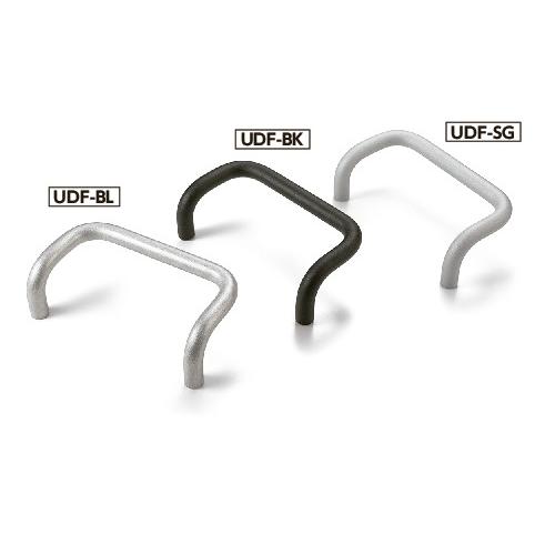 アルミ取っ手 UDF28350BK 【1個】UDF-28-350-BK 鍋屋バイテック(NBK)