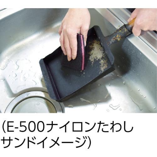 キクロン　たわし　キクロンプロ　Ｅ−５００　Ｐ　ナイロンたわしサンド　Ｍ E-500 P｜nejirakuichi｜03