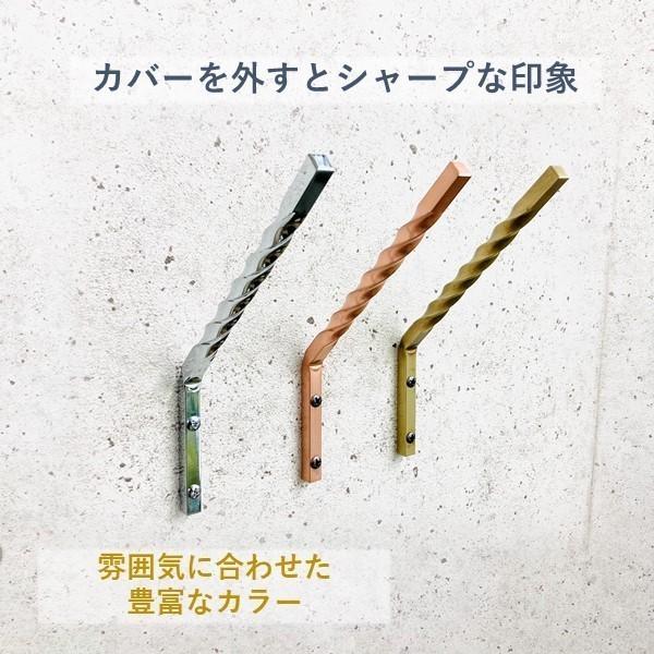 ウォール　フック　壁掛け　アイアン製　シンプル　おしゃれ　金具　ダークブロンズ |  | 02