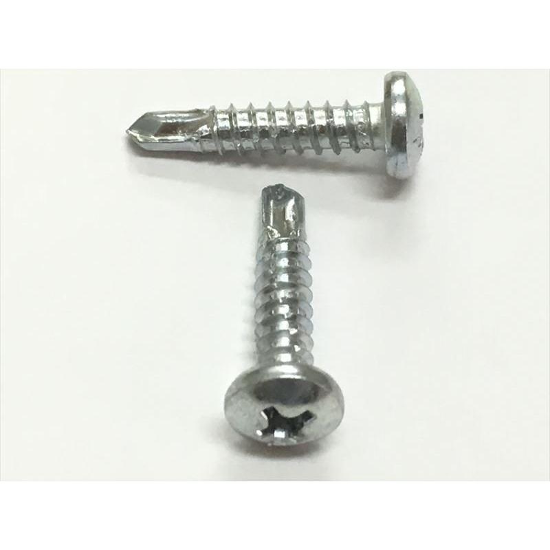 鉄(メッキ品) ドリルねじ ナベピアスビス M5x40mm 小箱（500本入） 三