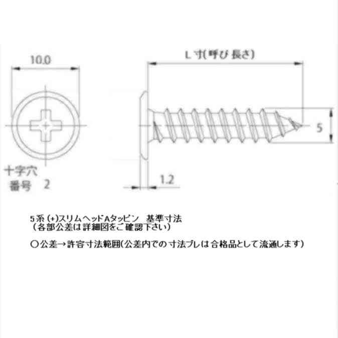 【ご確認用】 5X25 極低頭タッピング 黒メッキ(受注生産 納期2週間) : ねじ各種と