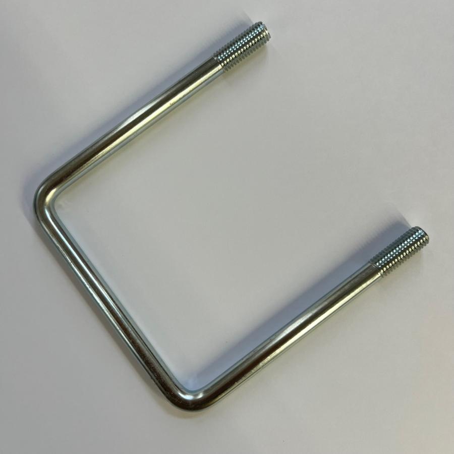 □75X75(内寸)用 M12(P=1.75)ネジ　コの字ボルト(箱ボルト) 鉄/三価クロメート（Yahoo!・ねじ各種とリコイルのnejiya.jp）
