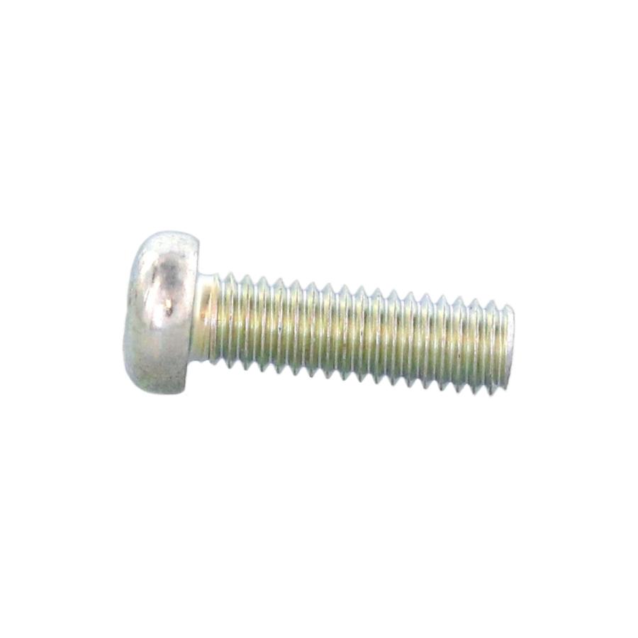 鉄/シルバーメッキ (+) ナベ小ねじ (全ねじ) M5 (太さ=5mm)×長さ=55mm 【 バラ売り ： 10本入り ...