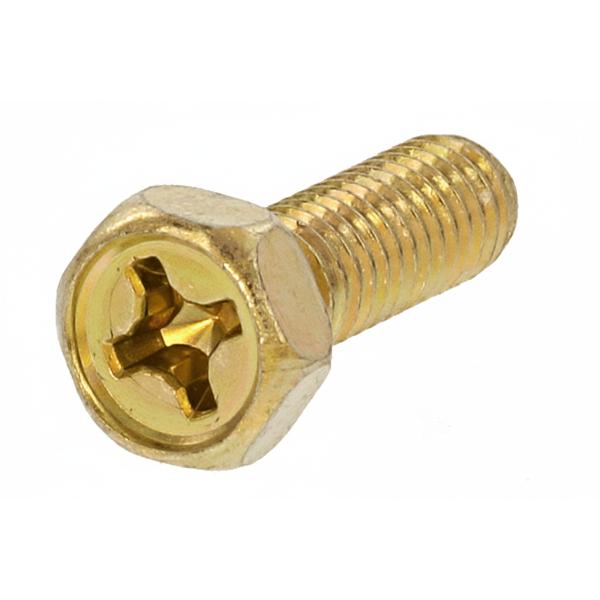 鉄 黄褐色メッキ 六角アプセット M10 太さ 10mm 長さ 15mm バラ売り 5本入り 最上の品質な