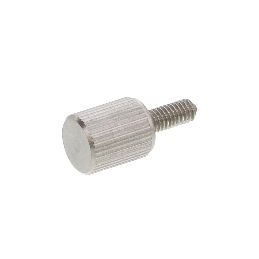 ステンレス 長頭 ローレットビス M4 (太さ=4mm)×長さ=8mm 【 バラ売り