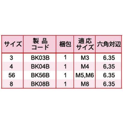ピン・5-ロブ(梅花)用 ビット (TRF) [ サイズ : #4 ] 【 バラ売り ： 1