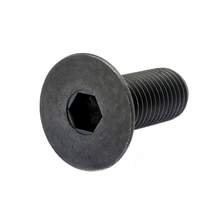 高強度の鉄[SCM435](黒染加工) サラキャップ (細目・全ねじ) M10 (太さ