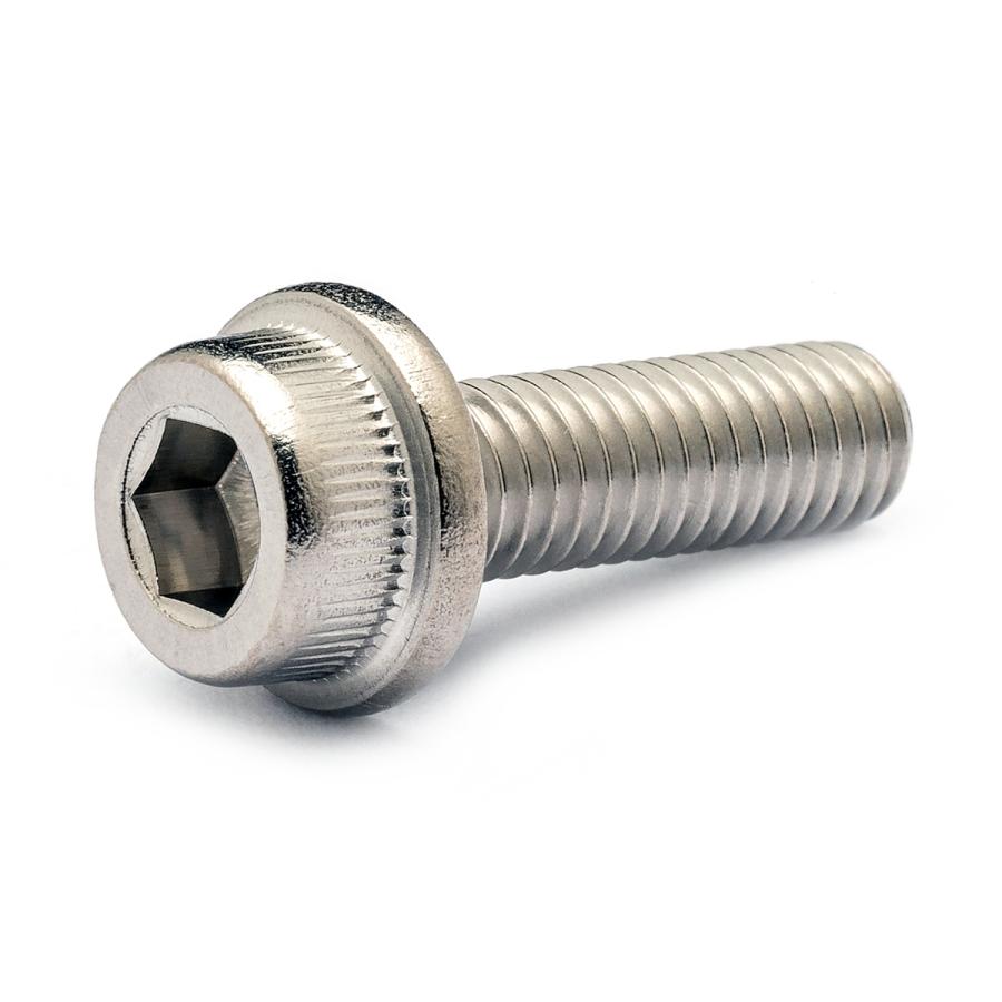 ステンレス フランジソケット (全ねじ) M4 (太さ=4mm)×長さ=8mm