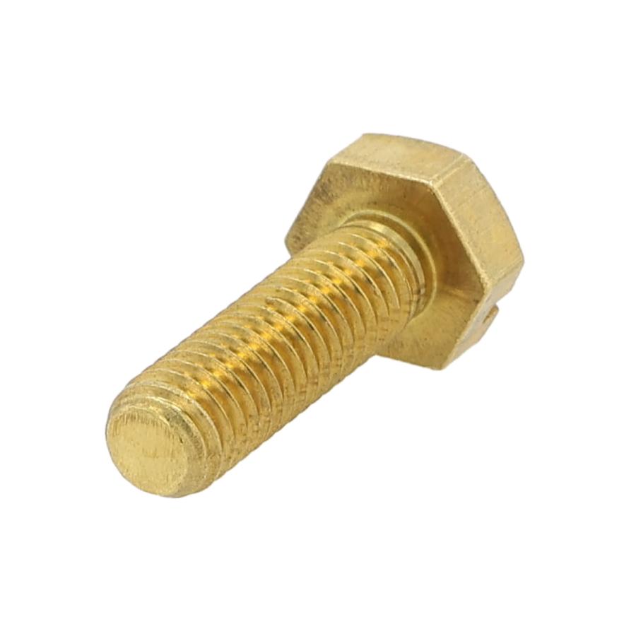 真鍮 (-)六角ボルト (全ねじ) M8 (太さ=8mm)×長さ=50mm 【 バラ売り