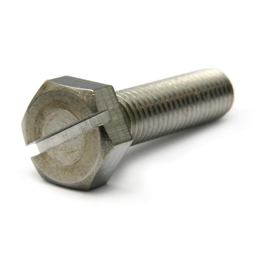 ステンレス (-)六角ボルト (全ねじ) M12 (太さ=12mm)×長さ=45mm 【 バラ売り ： 1本入り 】 : ネジのトミモリ ...