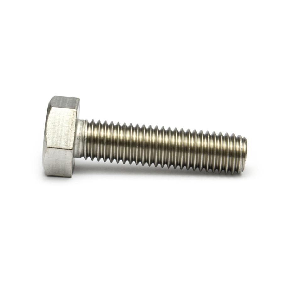 ステンレス[SUS316L] 六角ボルト (全ねじ) M12 (太さ=12mm)×長さ=200mm 【 バラ売り ： 1本入り 】 : ネジの ...