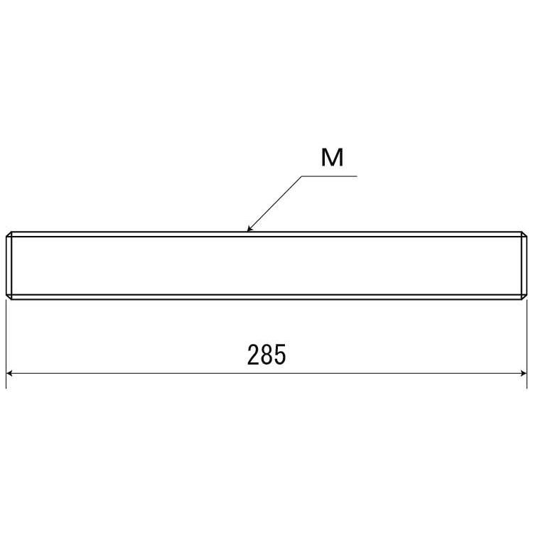 10%OFF 鉄 定尺 寸切ボルト 左ねじ M6 太さ=6mm ×長さ=285mm バラ売り : 1本入り cacaufoods.com.br 10%OFF 鉄 定尺 寸切ボルト 左ねじ M6 太さ=6mm ×長さ=285mm バラ売り : 1本入り cacaufoods.com.br