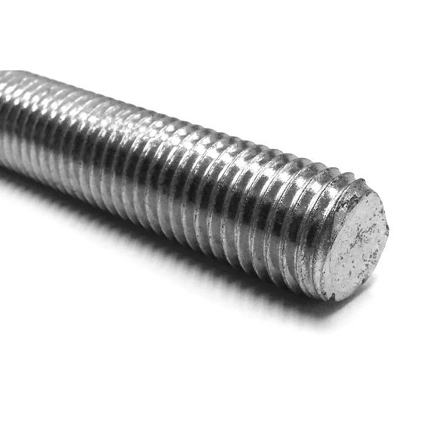 鉄 寸切ボルト M8 (太さ=8mm)×長さ=100mm 【 バラ売り ： 4本入り