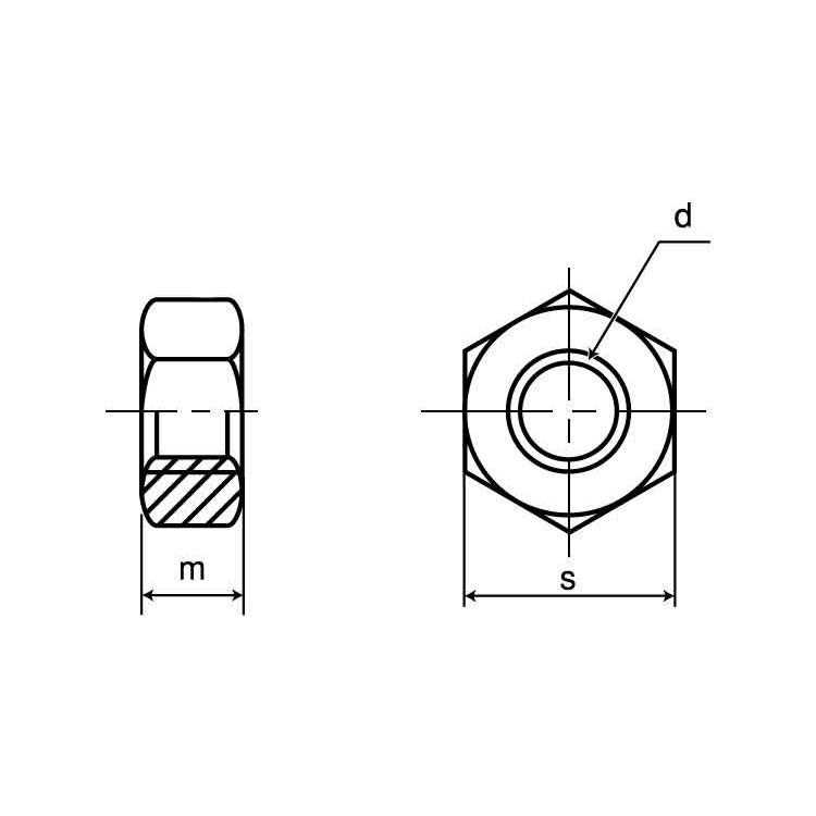 鉄 シルバーメッキ 六角ナット ユニファイ細目 Unf 1 2 太さ 1 2インチ 用 バラ売り 3個入り M B ネジのトミモリ 通販 Yahoo ショッピング