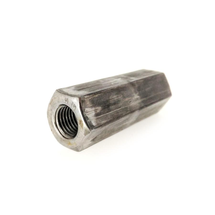 鉄 高ナット (細目) M12 (太さ=12mm)×長さ=50mm <ピッチ:1.25 鉄 高ナット (細目) M12 (太さ=12mm)×長さ=50mm <ピッチ:1.25