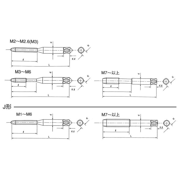 Isf 等径ハンドタップ Skh材 先 中 上 3本1組セット ｍ4 細目用 ピッチ 0 5mm バラ売り 1組入り R B ネジのトミモリ 通販 Yahoo ショッピング