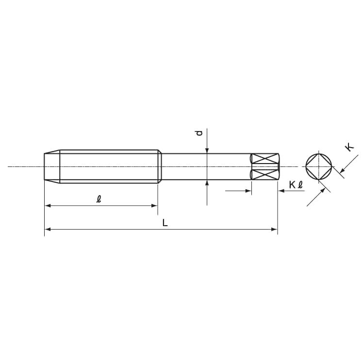 イシハシ精工 ハンドタップ ウィット SKS（セット）1．3／8W6