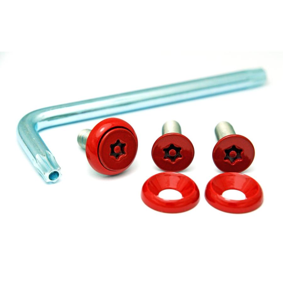 ナンバープレート用ボルト ピン・トルクスサラ ステンレス