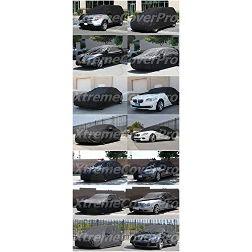岡山 xtremecoverpro通気性100?%車のカバートヨタprius-v 2016 ブラック SD1B