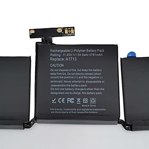 25【新品未使用】 バッテリー市場Apple MacBook Pro 13A 1708 MLL 42 CH/A MLUQ 2 CH/A Late 2016 Mid 2017 Version (11.4 V 54.5 Wh) に対応した新しいA 1713交換用バッテ 【1877537233】(10577円)