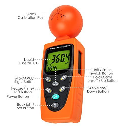 3軸RF (Digital Field Strength Meter EMF Radiation Cell Phones