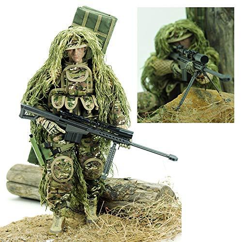 ViiKONDOアクションフィギュア1/6スケールマルチカムスナイパー陸軍軍人セット12インチ柔軟兵士玩具大人向け ViiKONDOアクションフィギュア1/6スケールマルチカムスナイパー陸軍軍人セット12インチ柔軟兵士玩具大人向け